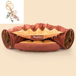 Petease Collapsible Cat Tunnel – Foldable, Washable Play Tube for Cats & Kittens
