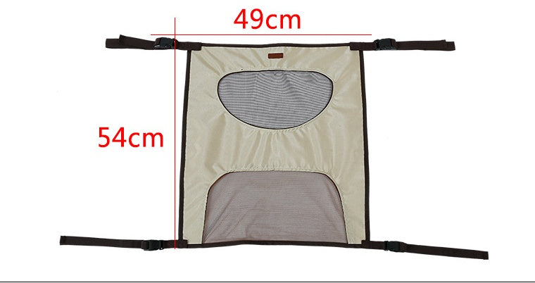 Petease Car Seat Pet Barrier – Breathable Nylon Mesh Net for Rear Seat Safety