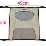 Petease Car Seat Pet Barrier – Breathable Nylon Mesh Net for Rear Seat Safety