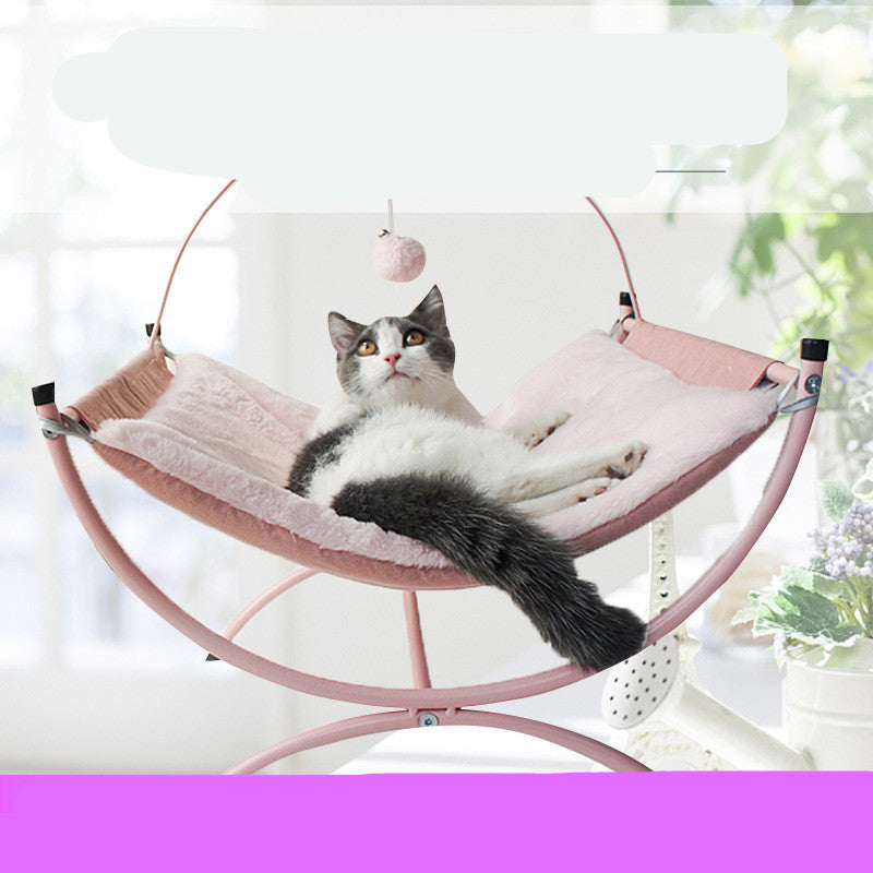 Petease Cat Recliner Bed – Elevated & Breathable Cozy Nest