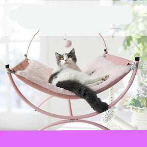 Petease Cat Recliner Bed – Elevated & Breathable Cozy Nest