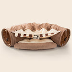 Petease Collapsible Cat Tunnel – Foldable, Washable Play Tube for Cats & Kittens