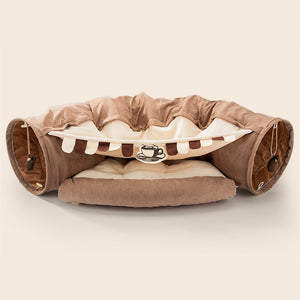 Petease Collapsible Cat Tunnel – Foldable, Washable Play Tube for Cats & Kittens