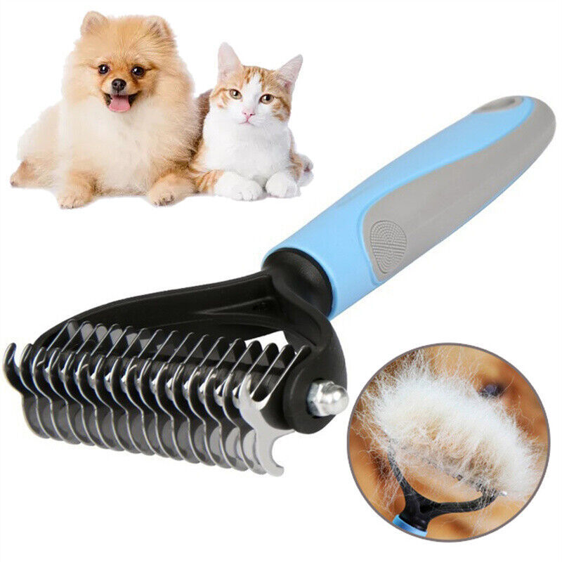 Petease Dual-Sided Pet Grooming Brush – Deshedding and Dematting Tool for Dogs and Cats