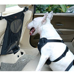 Petease Car Seat Pet Barrier – Breathable Nylon Mesh Net for Rear Seat Safety