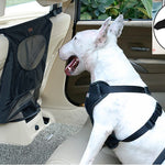 Petease Car Seat Pet Barrier – Breathable Nylon Mesh Net for Rear Seat Safety