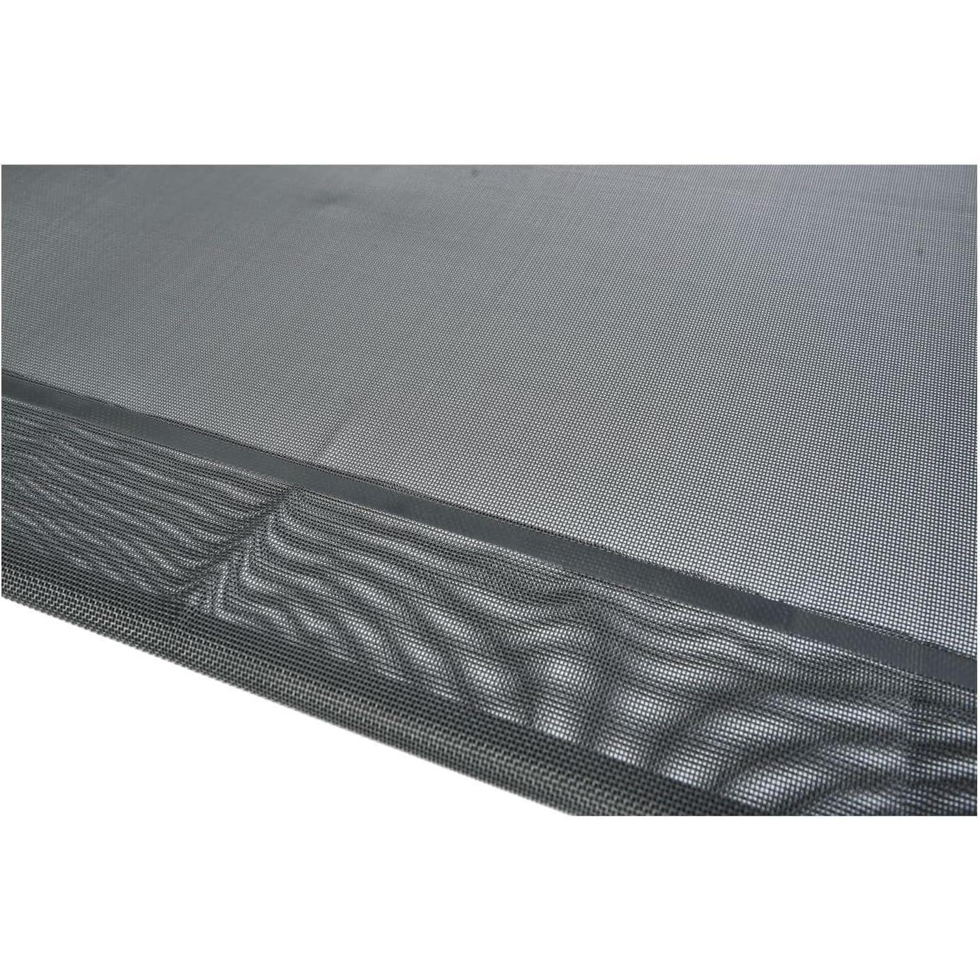 Petease Portable Outdoor Dog Bed – Grey Elevated Pet Bed with UV-Resistant Canopy