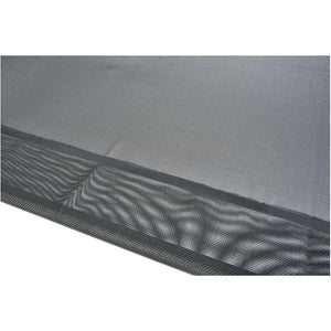 Petease Portable Outdoor Dog Bed – Grey Elevated Pet Bed with UV-Resistant Canopy