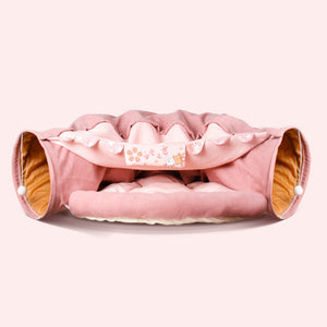 Petease Collapsible Cat Tunnel – Foldable, Washable Play Tube for Cats & Kittens