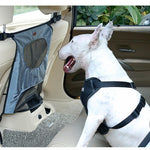 Petease Car Seat Pet Barrier – Breathable Nylon Mesh Net for Rear Seat Safety