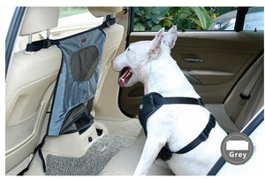 Petease Car Seat Pet Barrier – Breathable Nylon Mesh Net for Rear Seat Safety