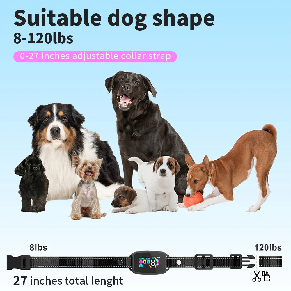 Petease Smart Anti-Barking Dog Collar – AI-Controlled Trainer with Beep & Vibration Modes