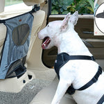 Petease Car Seat Pet Barrier – Breathable Nylon Mesh Net for Rear Seat Safety