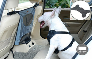 Petease Car Seat Pet Barrier – Breathable Nylon Mesh Net for Rear Seat Safety